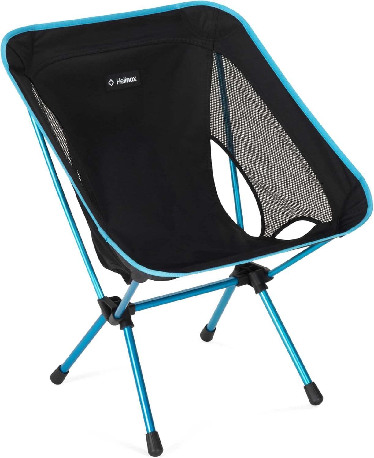 Helinox Chair One (re) High-Performance Camping Chair, Lightweight Compact Collapsible Outdoor Chairs, Backpacking, Picnic, Adventures, Black/Blue